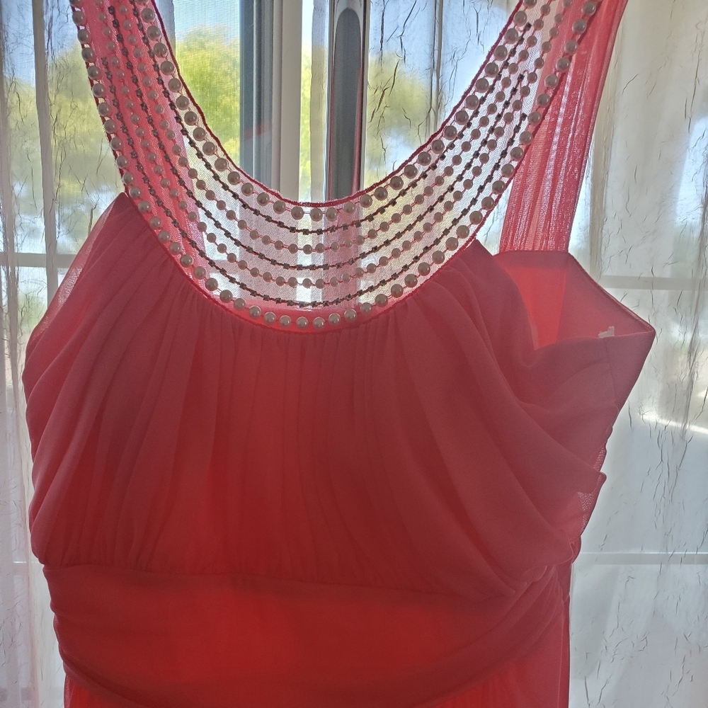 Bright Coral Dress